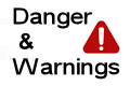 Baradine Danger and Warnings
